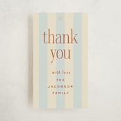 "we're having a party" - Baby Shower Favor Tags in Powder Blue by Ellen Schlegelmilch - Front