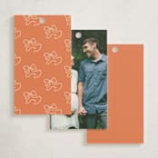 "Ribbon of Joy" - Baby Shower Favor Tags in Citrus Sky by Zove Ahhh - Back of Tag Options