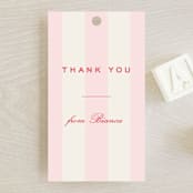 "Campania" - Baby Shower Favor Tags in Fragola by Megan Davis - Front