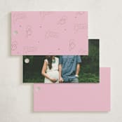 "Cowgirl on the Way!" - Baby Shower Favor Tags in Cocoa by Maggie Daugherty - Back of Tag Options