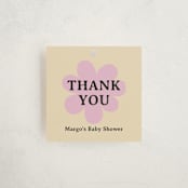"Park Slope" - Baby Shower Favor Tags in Rainbow by Claire - Front