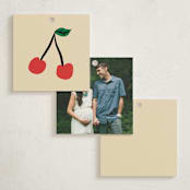 "Park Slope" - Baby Shower Favor Tags in Rainbow by Claire - Back of Tag Options