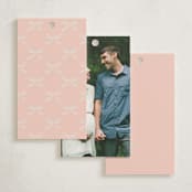 "Paris Postcard" - Baby Shower Favor Tags in Petal by Karidy Walker - Back of Tag Options