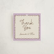 "Sugar" - Baby Shower Favor Tags in Lavender by Pati Cascino - Front
