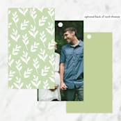 "Baby sloth" - Baby Shower Favor Tags in Fern by Jennifer Wick - Back of Tag Options
