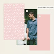 "Freshly cut flowers" - Baby Shower Favor Tags in Dusty Rose by Jennifer Wick - Back of Tag Options