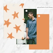 "Wild One" - Baby Shower Favor Tags in Circus by Pixel and Hank - Back of Tag Options