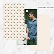 "scandinavian flower" - Baby Shower Favor Tags in Blush by Sara Hicks Malone - Back of Tag Options