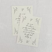 "Custom Calla Lily Icon set" - Commissioned Design Element in black by Kelly Watkins