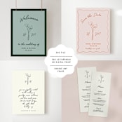 "Custom Calla Lily Monogram" - Commissioned Design Element in black by Kelly Watkins