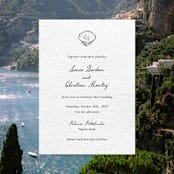 "Puglia Watercolor Icon Set" - Commissioned Design Element in black by Pati Cascino