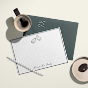 "Puglia Watercolor Icon Set" - Commissioned Design Element in black by Pati Cascino