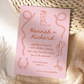 "Custom Monogram Cowboy Boot Crest" - Commissioned Design Element in multicolor by Claudia Orengo