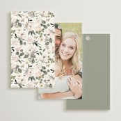 "Country Garden" - Wedding Favor Tags in Verdant by Susan Moyal - Back of Card Options