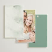 "Whispered" - Wedding Favor Tags in Springtime by Design Lotus - Back of Card Options