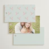 "Castle" - Wedding Favor Tags in Hummingbird by Claudia Orengo - Back of Card Options