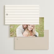 "Arcadia" - Wedding Favor Tags in Silk by Kelly Schmidt - Back of Card Options