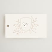"Aperol" - Wedding Favor Tags in Chiffon by Kristie Kern - Front