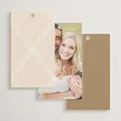 "The Romantic" - Wedding Favor Tags in Buttercream by Kristie Kern - Back of Card Options
