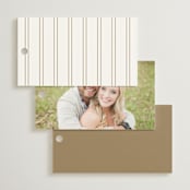 "Fineline" - Wedding Favor Tags in Spun Sugar by Jessica Williams - Back of Card Options