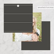 "And here we are" - Wedding Favor Tags in Marble by Lea Delaveris - Back of Card Options