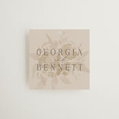 "City Center" - Wedding Favor Tags in Cotton by Erin L. Wilson - Front