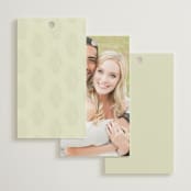 "Royal Wedding" - Wedding Favor Tags in Pista by Teju Reval - Back of Card Options