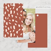 "Classic refresh" - Wedding Favor Tags in Peaches by Stacey Meacham - Back of Card Options