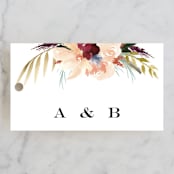 "rustic florals" - Wedding Favor Tags in Garden by Kate Ahn - Front