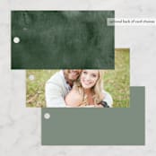 "rustic florals" - Wedding Favor Tags in Garden by Kate Ahn - Back of Card Options