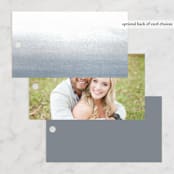 "Romantic Watercolor" - Wedding Favor Tags in Mist by Sparkvites - Back of Card Options