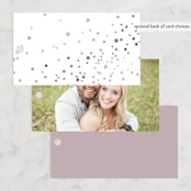 "Ethereal Names" - Wedding Favor Tags in Plum by Carolyn MacLaren - Back of Card Options