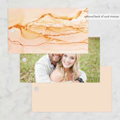 "Sandstone" - Wedding Favor Tags in Topaz by Erin Deegan - Back of Card Options