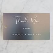 "Mystique" - Wedding Favor Tags in Ocean by Lisa McLean - Front