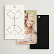 "Picture Perfect" - Wedding Favor Tags in Opal by Jennifer Postorino - Back of Card Options