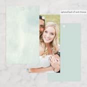 "Blue Jean Baby" - Wedding Favor Tags in Ocean by Chelsea Petaja - Back of Card Options