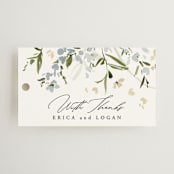 "Fleur" - Wedding Favor Tags in Lily by Everett Paper Goods - Front