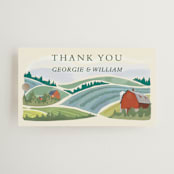 "Farm and Field" - Wedding Favor Tags in Barn by Paper Sun Studio - Front
