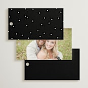 "Make it official" - Wedding Favor Tags in Panda by Lea Delaveris - Back of Card Options