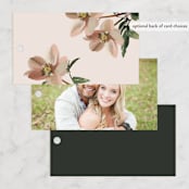 "Halcyon" - Wedding Favor Tags in Dove by Olivia Kanaley Inman - Back of Card Options