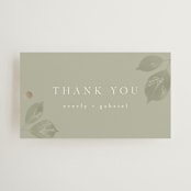 "Sonnet" - Wedding Favor Tags in Meadow by Kristie Kern - Front