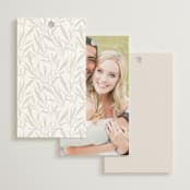 "gathering" - Wedding Favor Tags in Smoke by Olivia Raufman - Back of Card Options