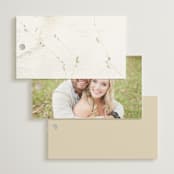 "forever and a day" - Wedding Favor Tags in Luxe Neutral by Design Lotus - Back of Card Options