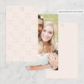 "Everlasting" - Wedding Favor Tags in Latte by Jennifer Postorino - Back of Card Options