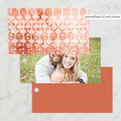 "Moroccan Jewel" - Wedding Favor Tags in Sepia Sunset by Zhay Smith - Back of Card Options