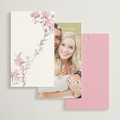 "butter blossoms" - Wedding Favor Tags in Posie by Phrosné Barwood - Back of Card Options