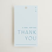 "Juniper" - Wedding Favor Tags in Capri by Blustery August - Front