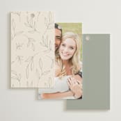 "Soft Arch" - Wedding Favor Tags in Sage by Erica Krystek - Back of Card Options