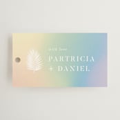 "Sunset by the Sea" - Wedding Favor Tags in Ombre by lulu and isabelle - Front