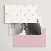 "Sunset by the Sea" - Wedding Favor Tags in Ombre by lulu and isabelle - Back of Card Options